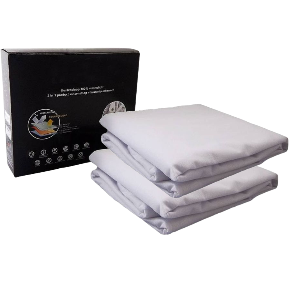 Anti-allergisch Tencel Kussensloop Ritssluiting - 2 stuks